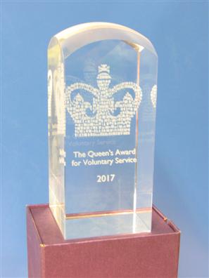 Photo of Queen's Award for Voluntary Service