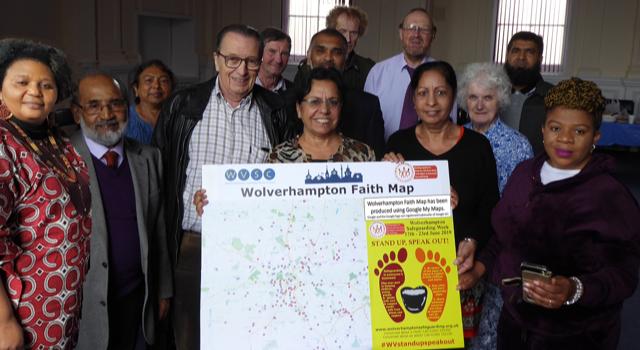 Photo of W'ton Faith Map and Interfaith Members